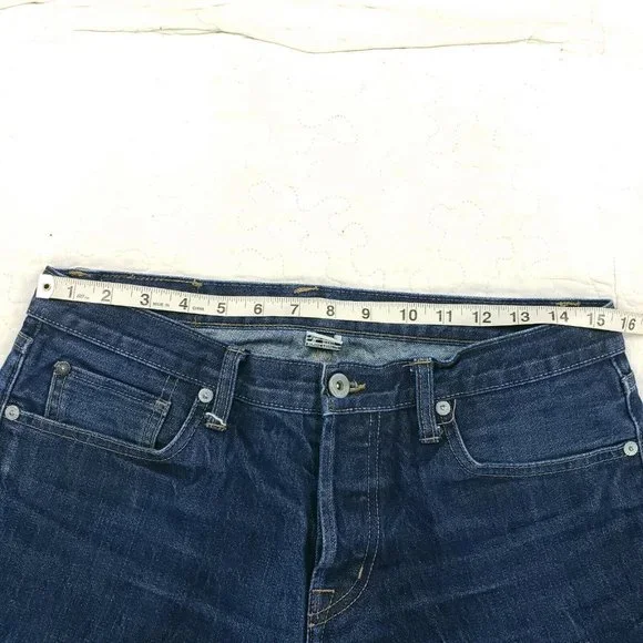 RGT Rogue Territory Selvedge Blue Jeans Mens Measure 31x30 Button Fly